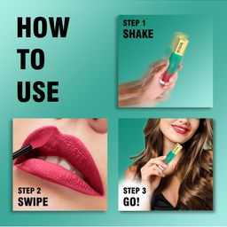 INCOLOR Velvet Matte 24 Hr Long Lasting Lipgloss - 4 ml - Sophia 01 image 2