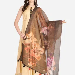 Kaizen TEXO FAB Printed Linen Dupatta image 2