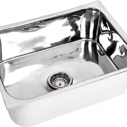SS 304 OVEL SINGLE BOWL SINK 24×18×9 KITCHEN SINK_24X18X9_TOP QUALITY WITH PIPE Vessel Sink-image-43