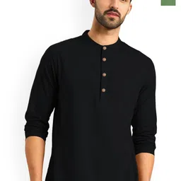 univibe Selection Of 2 Mandarin Collar Straight Kurtas-image-8