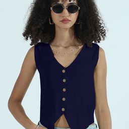 SHOWOFF Women V-Neck Sleeveless Top-picture-40