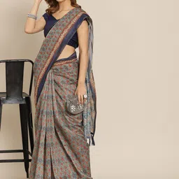 KALINI Ethnic Motifs Print Saree-3
