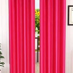 BELLA TRUE Pink 2 Pieces Window Curtains-image-93