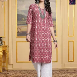 HERE&NOW Women Pack Of 2 Printed Straight Kurta-40