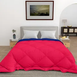 tundwal's Blue & Pink Geometric Heavy Winter Double Bed Comforter-image-91