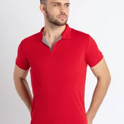 Status Quo Men Polo Collar Pockets Slim Fit T-shirt-image-90