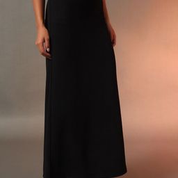 BAESD Hight Waisted Straight Fit Slitted Pencil Skirt-image-30