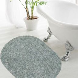 GOKAL EXPORTS Sea Green Cotton Anti-Slip Bath Rugs-image-88