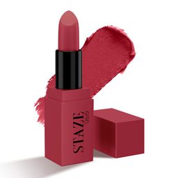 STAZE 9to9 Creamy Matte Long Lasting Bullet Lipstick 4g - Rum Royale 08-18