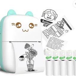 MVC ENTERPRISE Pocket Printer, Ink-free, Print Labels, Black & White Thermal Print Bluetooth Thermal Printer-image-31