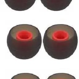 BBS PRO Red 6 pcs Earbuds Rubber earphone tips replacement headphone ear cushion ear buds for bluetooth earphones, Eartips In The Ear Headphone Cushion-image-42