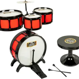 Jazz Drum Big Band Musical Drum Set (7608 Red) Complete Percussion Kit-image-26