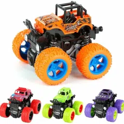 Powerfull Monster Truck Toys for Kids 1PCs Jumping Friction Car Push and Go toys-image-24