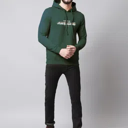 Friskers Men Printed Hooded Sweatshirt image 3