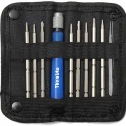 9 in 1 Tool Kit for Repairing Mobiles, PDA, Laptop with Screwheads and Tweezer Precision Screwdriver Set-17
