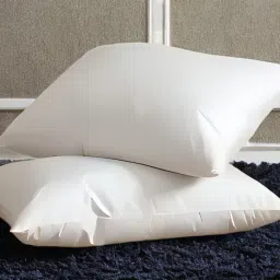 LUXURY Polyester Fibre Solid Sleeping Pillow Pack of 2-image-59