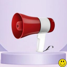 Handheld Megaphone with Siren, Microphone & Rechargeable for Outdoor EventsA289 Megaphone Portable Megaphone Siren Loudspeaker Function &Long Battery BackupQ289 Outdoor PA System-24