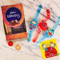 Kids TR-RB22-Kids-Celeb50Rakhi-KK003 Assorted Rakhi Set-1