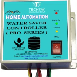 TECHTAY FULLY AUTOMATIC WATER LEVEL CONTROLLER Wired Sensor Security System-11