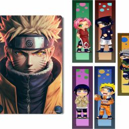 NARUTO DIARY & FREEBIE BOOKMARKS A5 Diary RULED 100 Pages-image-13