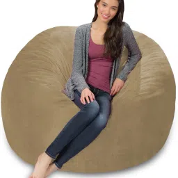 Jumbo Pouffe Bean Bag Cover (Without Beans)-image-7