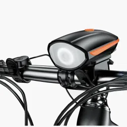 Rechargeable cycle Super Bright Light & Bell Horn with 140 DB High Sound LED Front Light-image-29