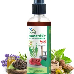 Nomoticks Anti Tick & Flea Home Spray, Kills Ticks & Fleas, Itching, 100 ml Flea and Tick Fresh Dog Shampoo-18