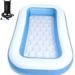 5.5 FT. Bath tub for Baby Inflatable Rectangular Pool with Air Balloon Pump-67