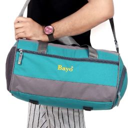 30 L Hand Duffel Bag - Sky Blue 17×10 inch Sports Gym & Small Travel Bag With Shoes Compartment - Blue - Regular Capacity-image-21