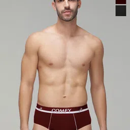 AMUL COMFY Pack Of 3 Pure Cotton Briefs AC-CBRIOE-MA-BK-CB-S-3PC-image-94