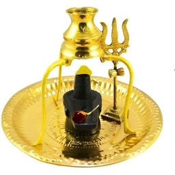 Navyaksh Gold-Toned Religious Figurine Showpiece-image-51