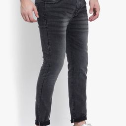 LINARIA Men Classic Mid-Rise Slim Fit Heavy Fade Jeans-picture-10