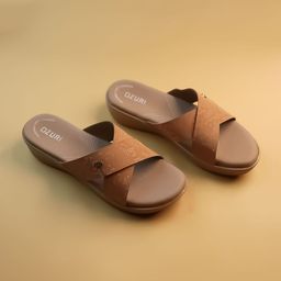 Ozuri Women Textured Open Toe Flats-51