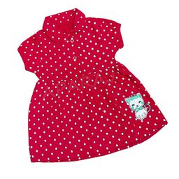 PARYAG Polka Dot Print Fit & Flare Dress-image-11