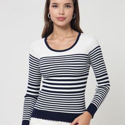 Kalt Women Striped Long Sleeves Fashion-image-57
