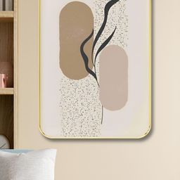 Livin'luxe White & Black Abstract Art Printed Wooden Wall Painting-image-84