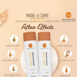 ORANGEWOOD Set Of 3 Mane-A-Tame Shampoo & Conditioner- 250 ml Each And Hair Serum - 100 ml image 3