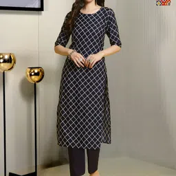 Moda Rapido Women Ethnic Motifs Printed Regular Kurta with Trousers-picture-50