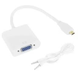 Micro HDMI to VGA Converter with Audio Cable-1
