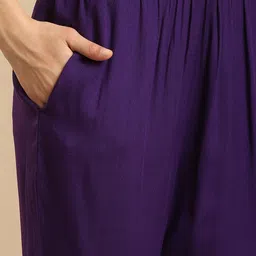 KALINI Sequinned Kurta with Trouser & Dupatta image 2