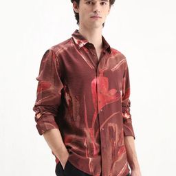RARE RABBIT Men Comfort Floral Printed Casual Shirt-picture-18