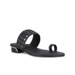 Inc 5 Women Embellished Block Heel One Toe Sandals-0
