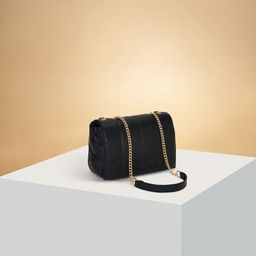 Forever Glam by Pantaloons Women Solid PU Structured Sling Bag-20