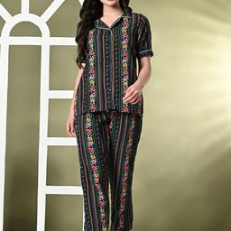 aaivan Women Printed Night suit-image-85