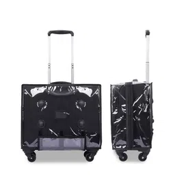 THE CLOWNFISH Soft-Sided Cabin Trolley Bag With Protective Cover-17