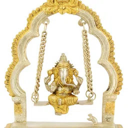 Exotic India Silver-Toned Religious Idol Showpiece-picture-3