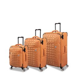 IT luggage Reptilian 3 Pcs Textured Soft-Sided Large, Medium & Small Trolley Bag-39
