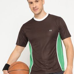 AUXAMIS Colourblocked Round Neck T-shirt-image-44