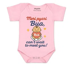 Arvesa Kids-Unisex Pink Cotton Rompers-picture-46