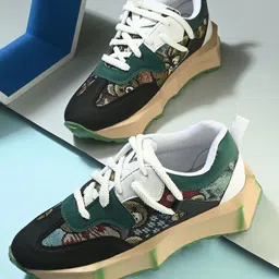 Vellinto Men Colourblocked Lace - Ups Sneakers-image-14